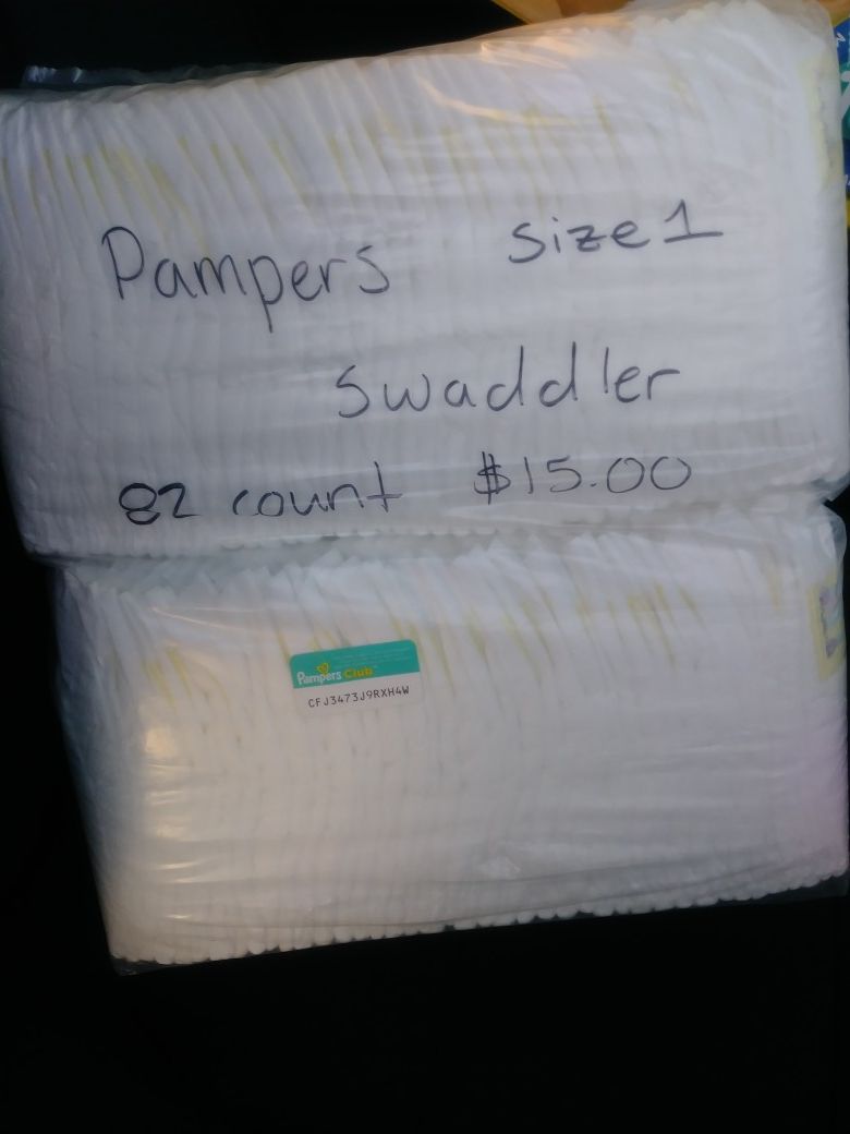 Pampers size 1