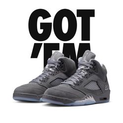 Jordan 5 Wolf Gray 