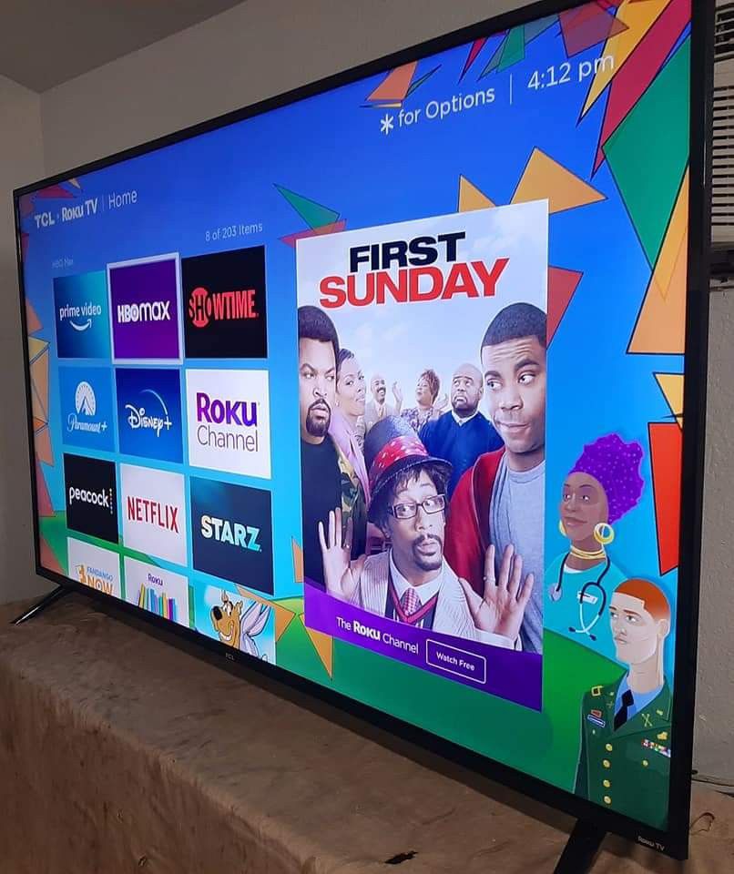 TCL 65"   4K  SMART TV  LED  HDR  With  APPLE TV   DOLBY  VISION   FULL  UHD  2160p 🔴( FREE  DELIVERY  )🔴  NEGOTIABLE 🔴