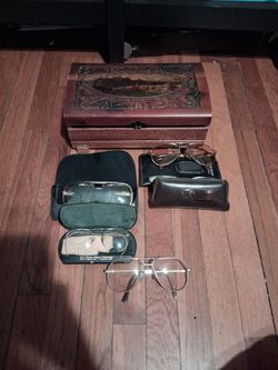 Jewelry, old glasses, old classic watch
