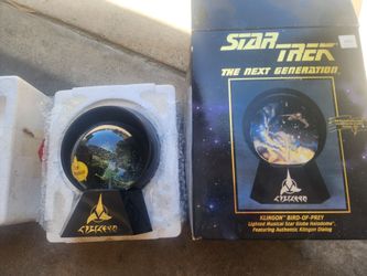 Star trek klingon musical light up globe