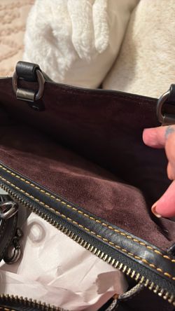 Leopard Rogue Coach bag