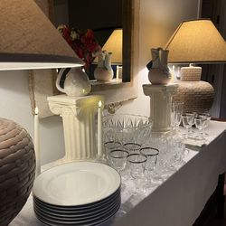 Vintage Hollywood Regency Tessellated Stone Mirror