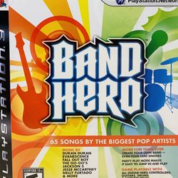 Band Hero Sony PlayStation 3 PS3 2009 CIB Complete W/ Manual Tested