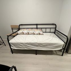 Twin daybed frame and new mattress