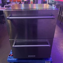  Double-Drawer Refrigerator Kitchen Aid 24”