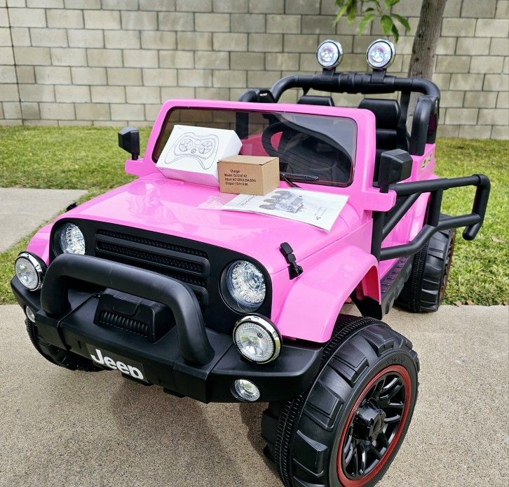 BRAND NEW! Jeep 12volt 2seater Ride On Electric Kids Car With Remote Control Power Wheels Powerwheels 12v