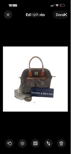Dooney&Bourke Bundle Large Domed Satchel & Small Shoulder Bag
