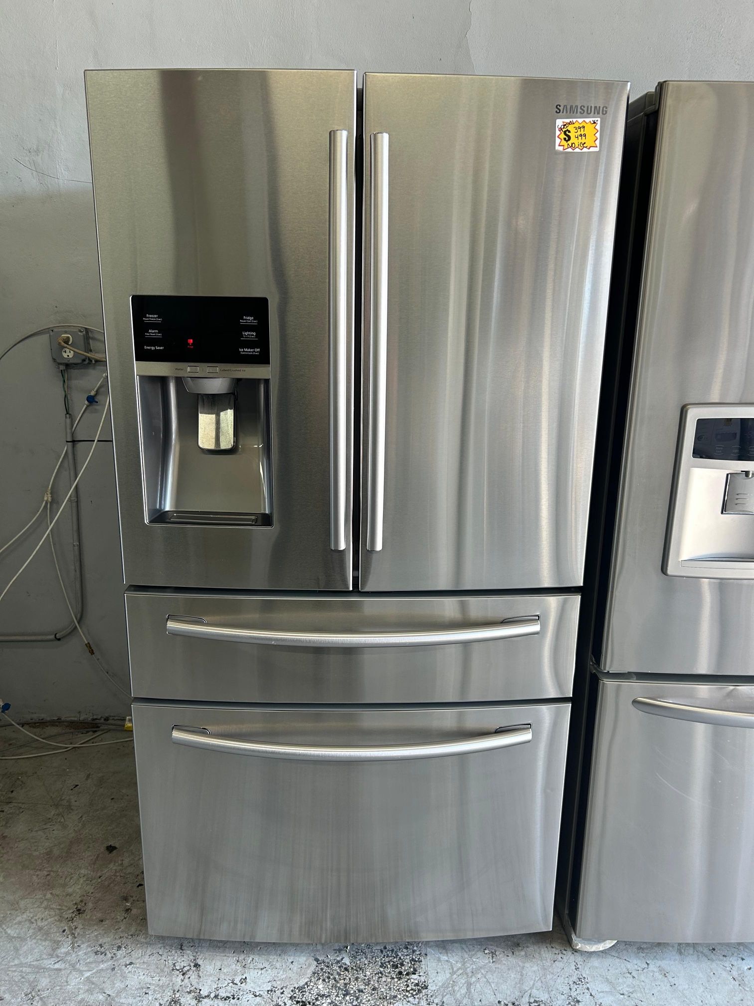SAMSUNG 36” FRENCH DOOR REFRIGERATOR (NO ICE)
