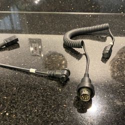 J M P-Series Headset Lower 5-Pin (HC-PB) & Upper 8-Pin Right Angle Cord (HC-PAL)