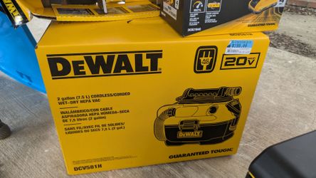 DeWalt cordless/corded vac