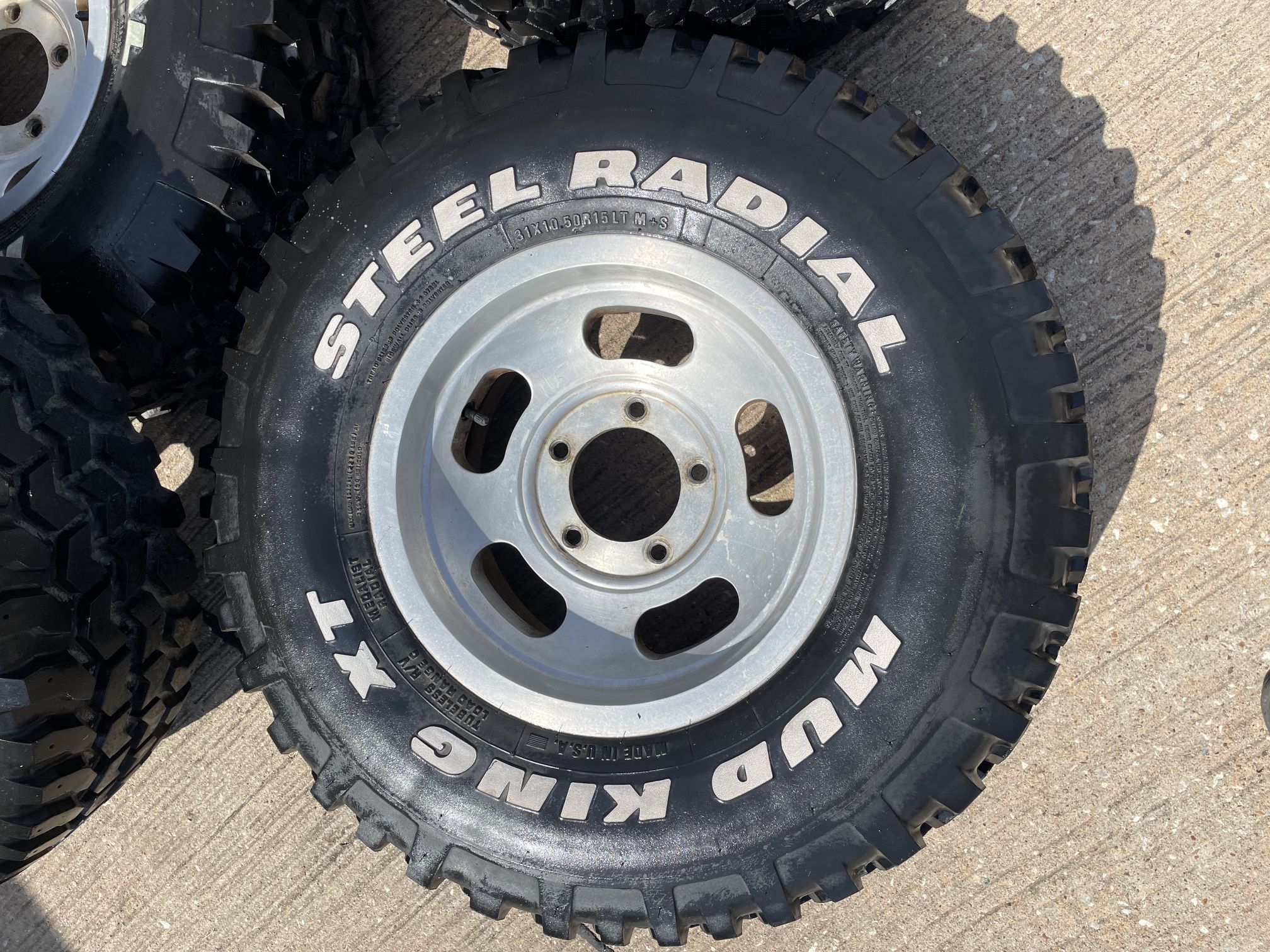 Mud King Xt Steel Radial Wheels And Tires 31X10.50R15 LT for Sale in