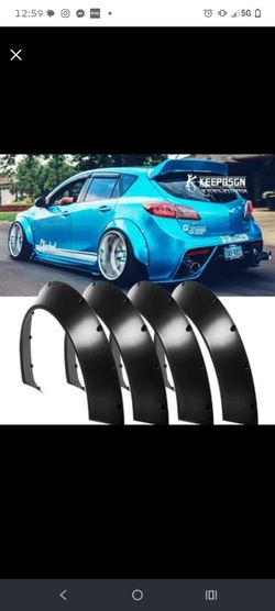 4X Fender Flares Extra Wide Body
