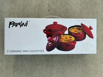 Parini 3-Piece Ceramic Mini Cocottes Set
