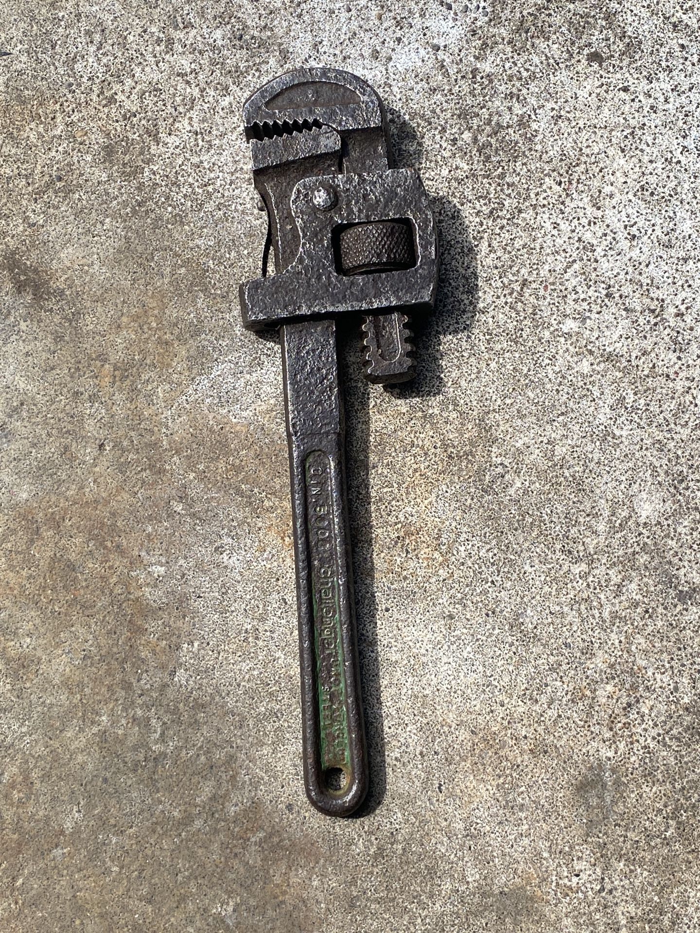 Vintage Drop Forged Pipe Wrench – 10” Adjustable Price: $10