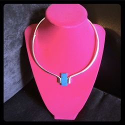 Gorgeous Hinged Turquoise Collar Necklace
