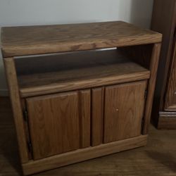 Rolling Side Table 