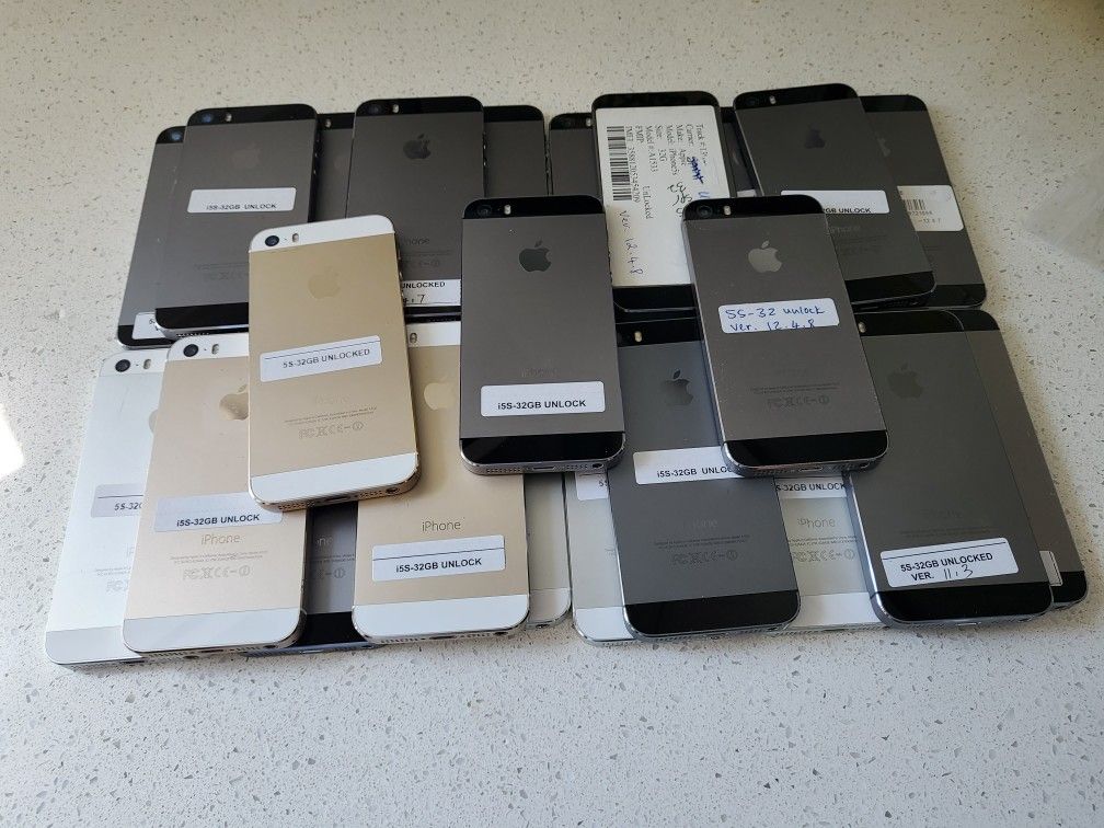 Wholesale Lot Of 20 Apple Iphone 5s 32GB Unlocked