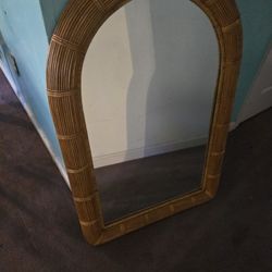 Mirror With Wood Frame 