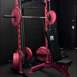Smith Machine , Bench , Weights Plus Attachments 