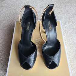 Michael Kors Teagan sandals high heels Sz 6M