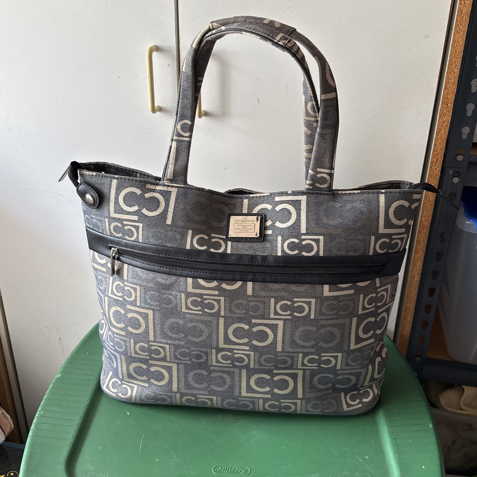 Large Liz Claiborne Tote Bag