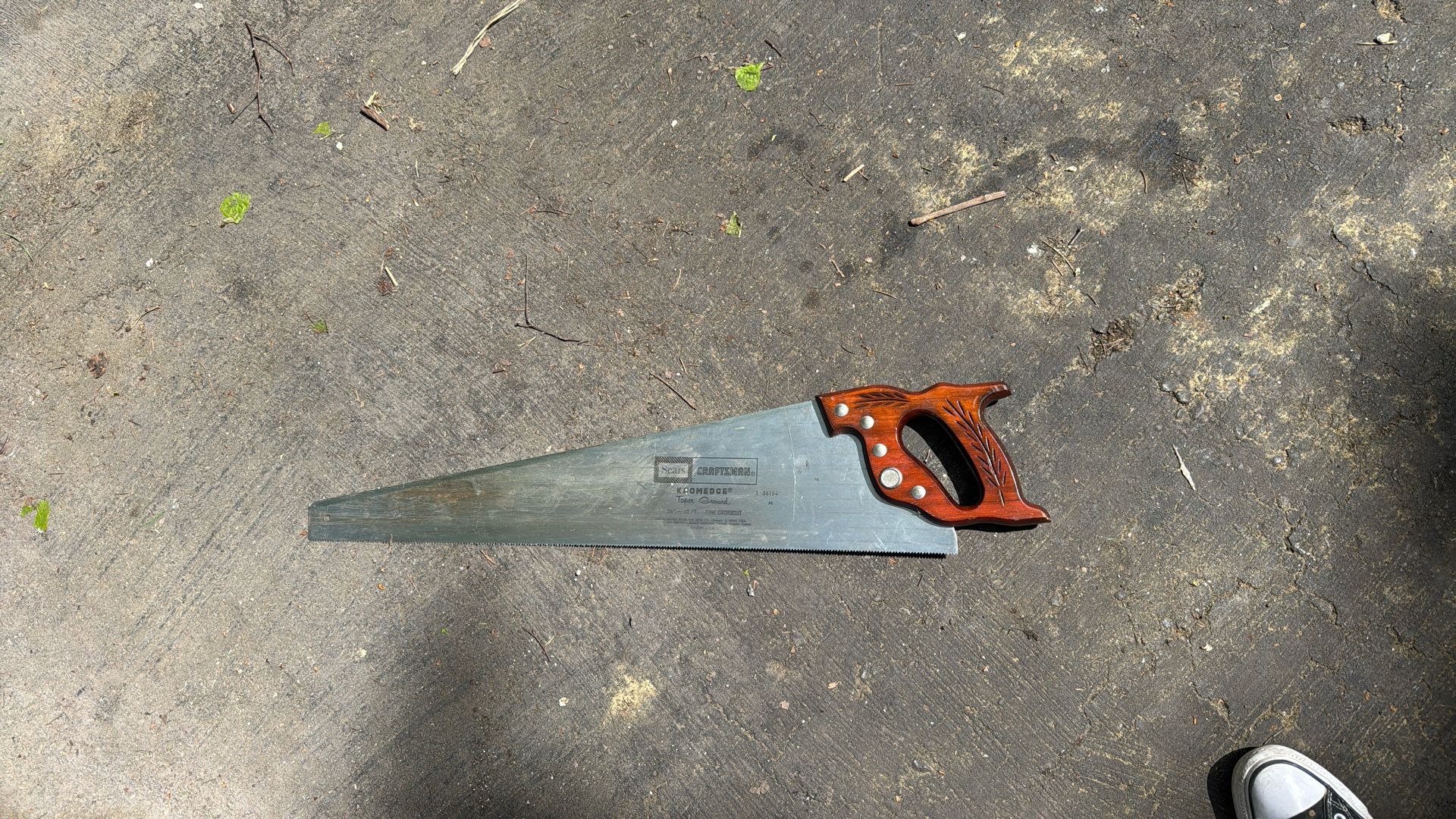 Craftsman 26” Hand Saw – Kromedge Crosscut – Made in USA -