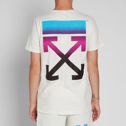 Off-White White Gradient Slim Fit T-Shirt SizeXXS SOLDOUT