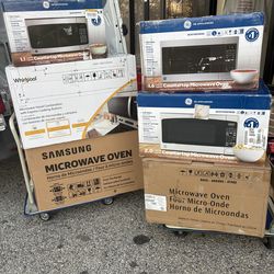 Brand new microwave and microwave over the counter and over range Samsung lg ge 80$$