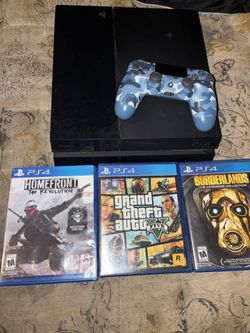 PS4 con todos sus accesorios
