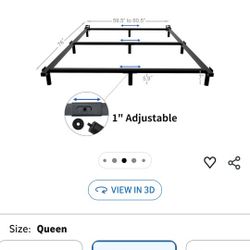 DTIG 7 Inch Queen Size Metal Bed Frame