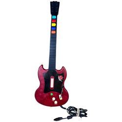 Guitar Hero PS2 PlayStation 2 Red Octane PSLGH Wired Controller Red No Strap