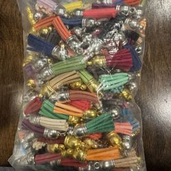 1" Keychains Tassels 