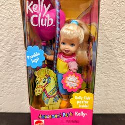 Amusement Park Kelly Doll Kelly Club Heart Balloon 2000 NIB 28391 Vintage Mattel Barbie