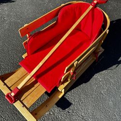 Kids Wooden Sled