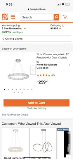 Large oval ring chandelier