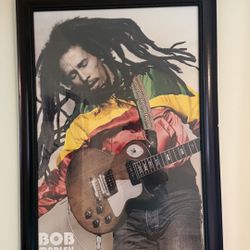 Framed Bob Marley 