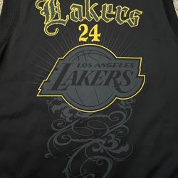 Kobe Bryant Tank Size Adult Large Lakers  