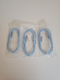 3 Apple lightning chargers