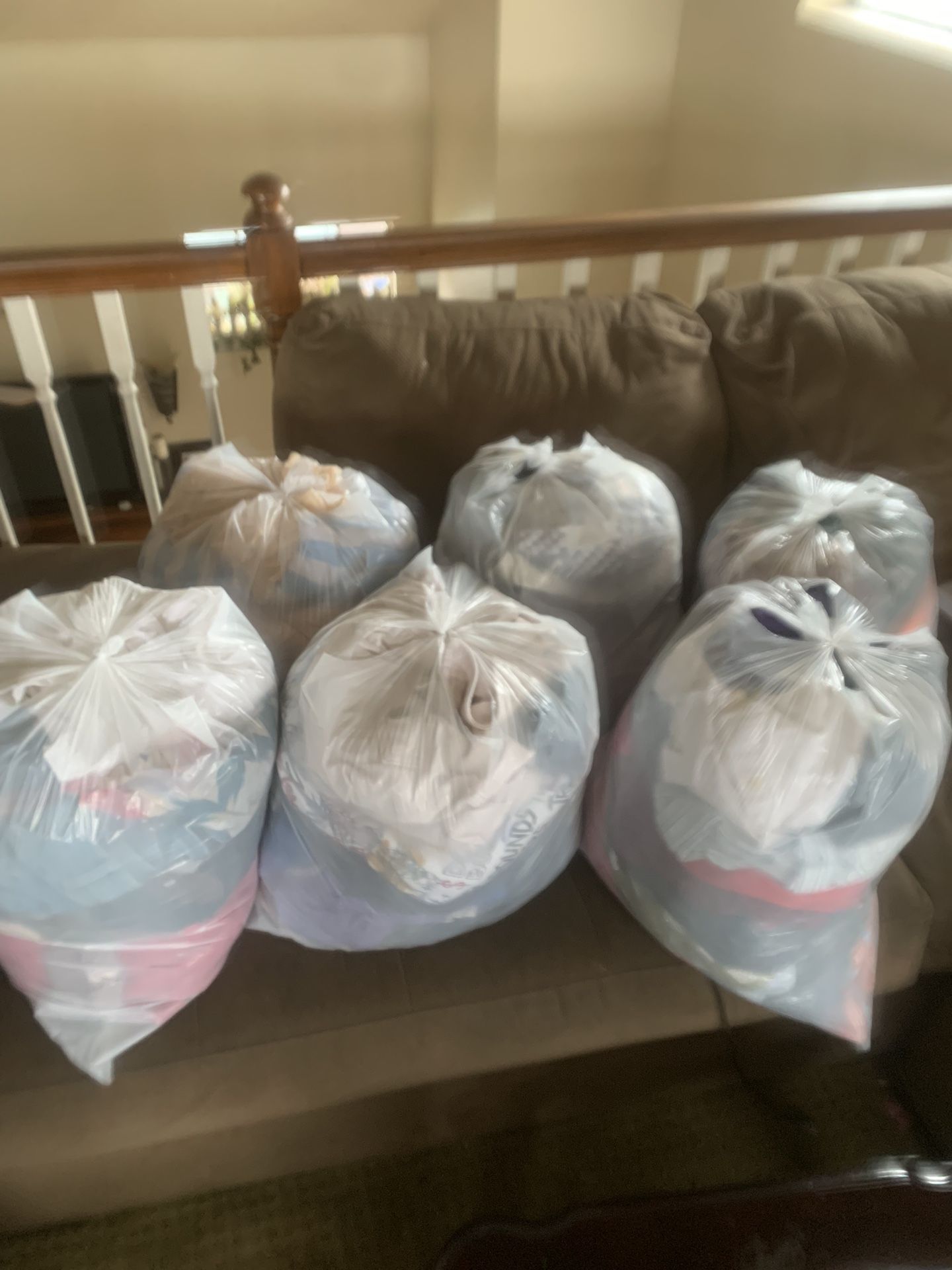 6 Bolsas De Ropa De Todo X $50
