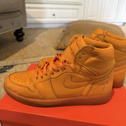 Nike Air Jordan Orange Gatorade 1s