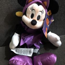 Minnie Mouse 2022 Halloween plush 13” 