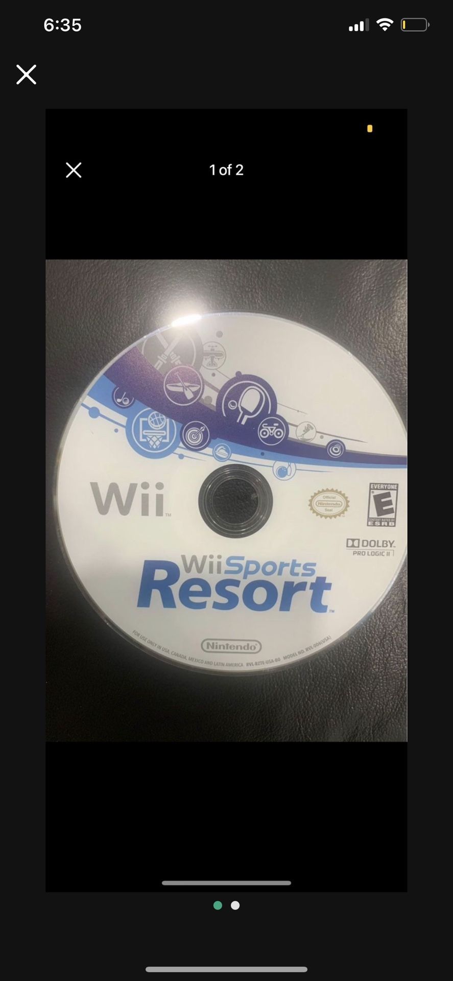 Wii Sports Resort (disc Only For Nintendo Wii 