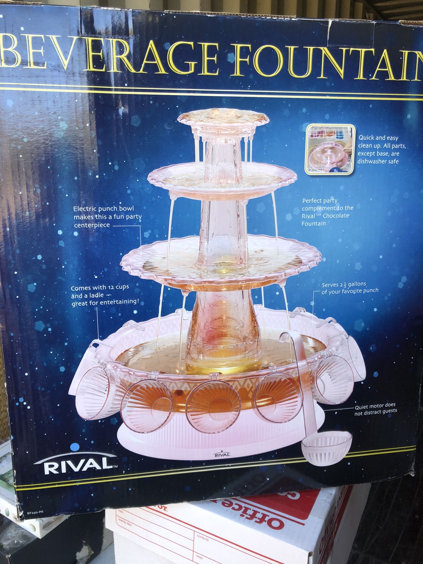 Pink Beverage Fountain