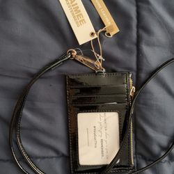 Black Long Strap Wristlet