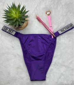 L-💜Purple Rhinestone Straps Bra💜 Brand New No Tags!