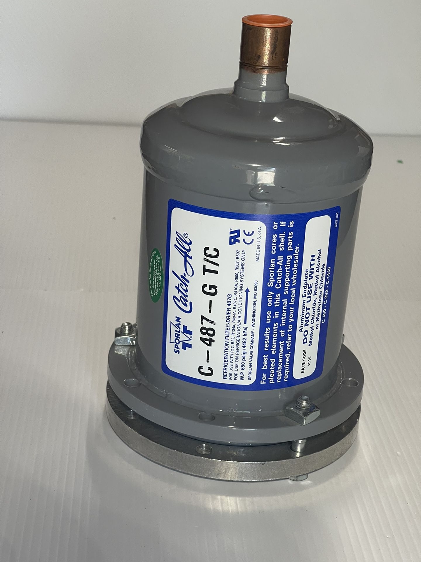 Sporlan Catch-All Filter-Drier (less cores) C-487 GT/C