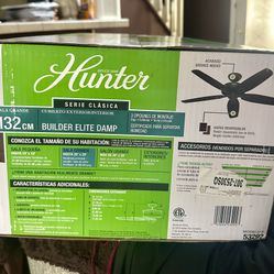 Hunter Indoor Outdoor Fan Brown Model 53292 BRAND NEW UNOPENED