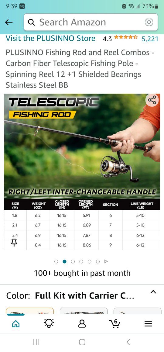 Telescoping Fishing Pole Set TRAVEL for Sale in Fort Lauderdale, FL -  OfferUp