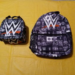 Kids WWE BACKPACK & INSULATED LUNCH BAG